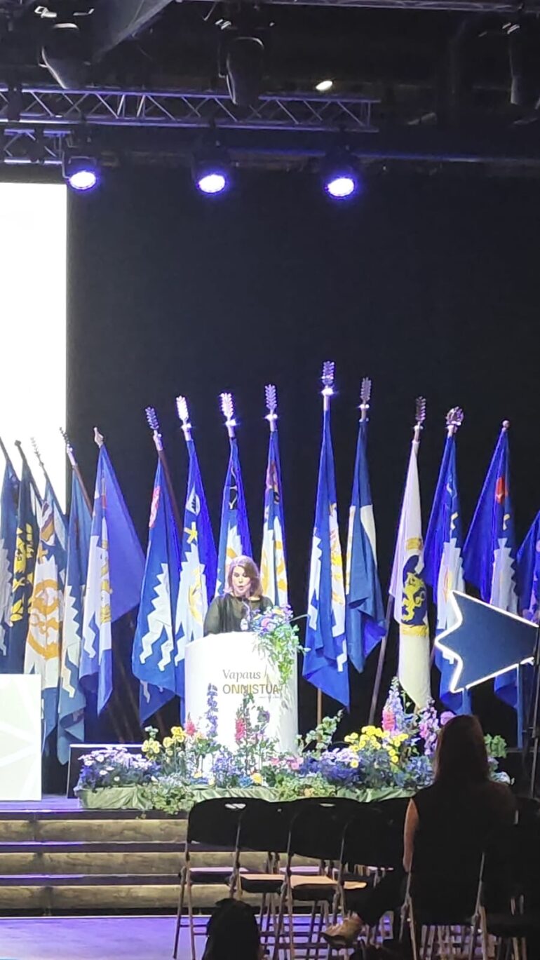 Puheenvuoroni Kokoomuksen puoluekokouksen tavoiteohjelmakeskustelussa